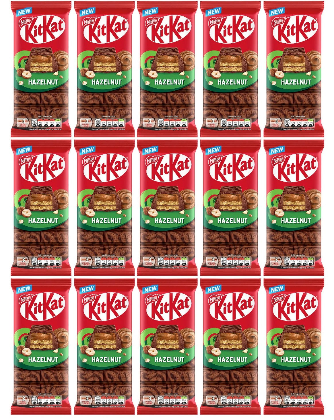 15 x Kit Kat Hazelnut Sharing Block - 99GM