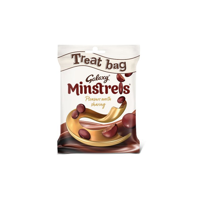 20 x Galaxy Minstrels Chocolate Treat Bag - 80GM