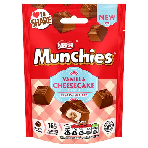 8 x Munchies Cheesecake Pouch - 97G