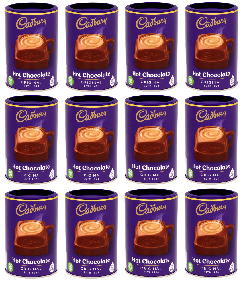 12 x Cadbury Drinking Chocolate (Hot) 250Gm