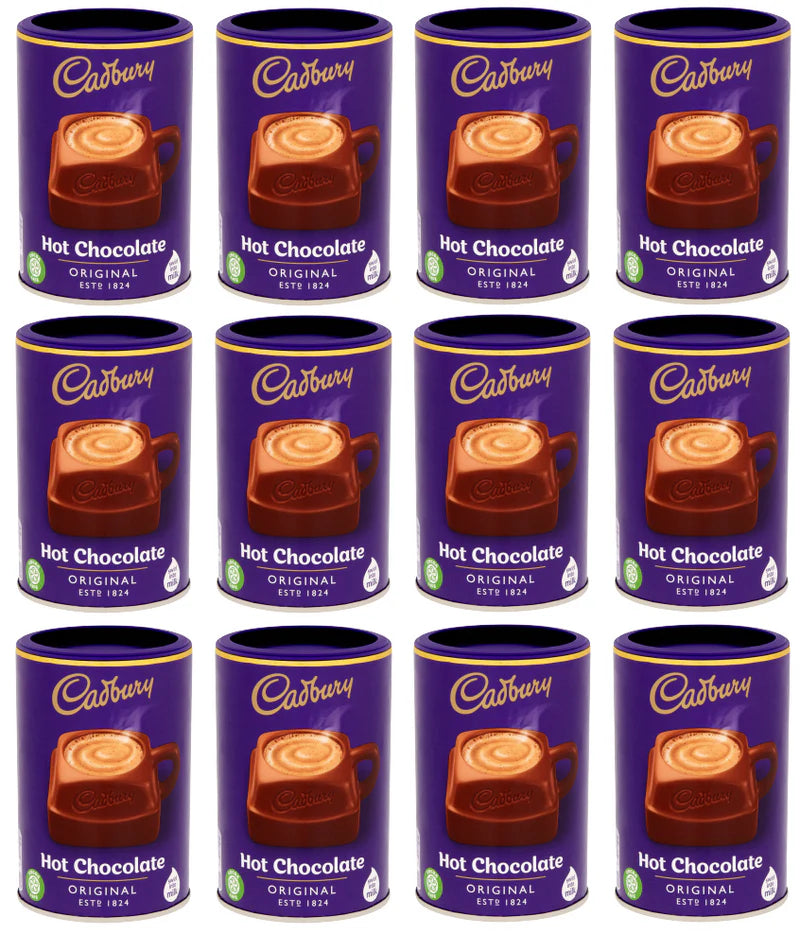 12 x Cadbury Drinking Hot Chocolate 250G