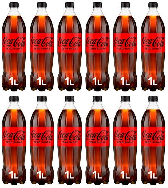 12 x Coca-Cola Zero Sugar 1L