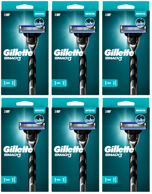 6 x Gillette Mach 3 Razor - EACH