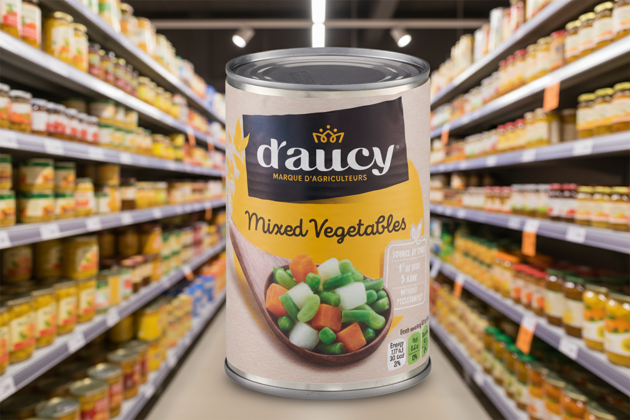 12 x D'Aucy Mixed Vegetables 400G
