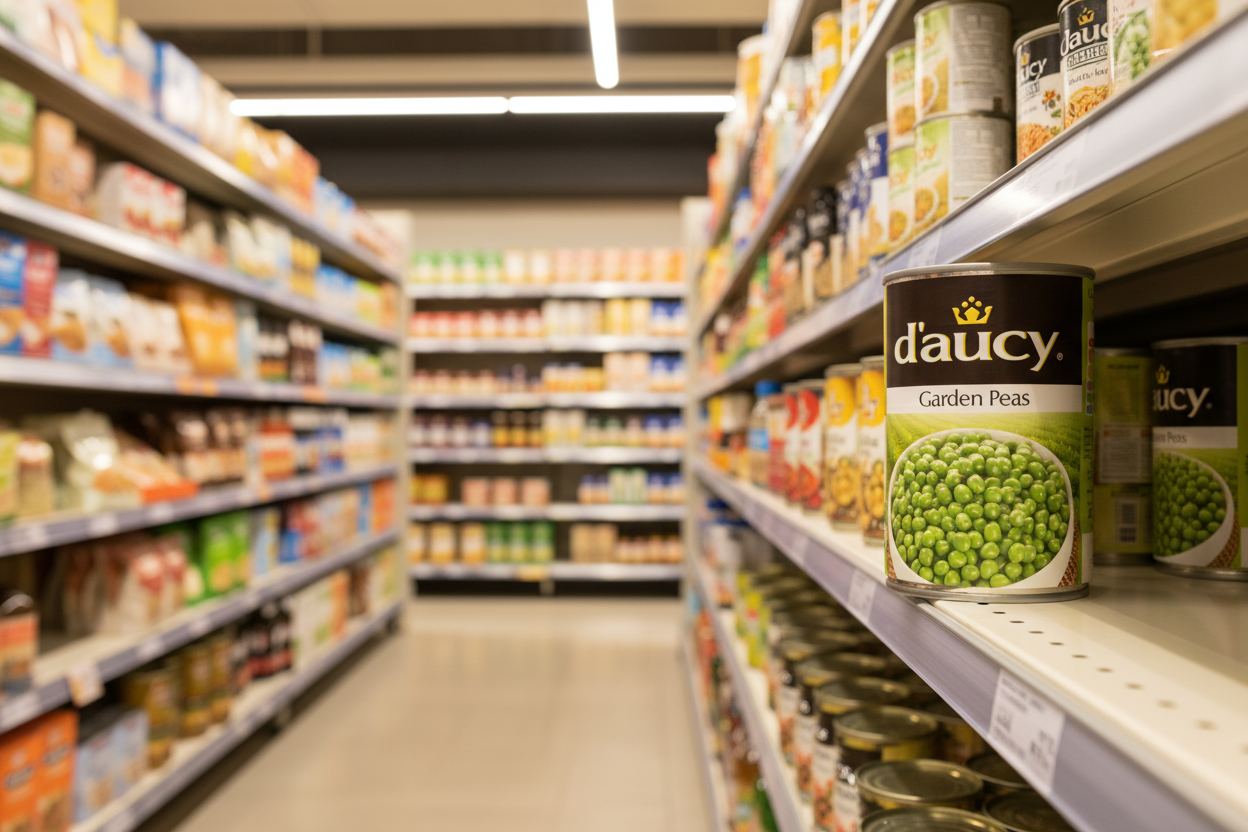 12 x D'Aucy Garden Peas 400G