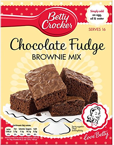 6 x Betty Crocker Chocolate Fudge Brownie Mix 415G