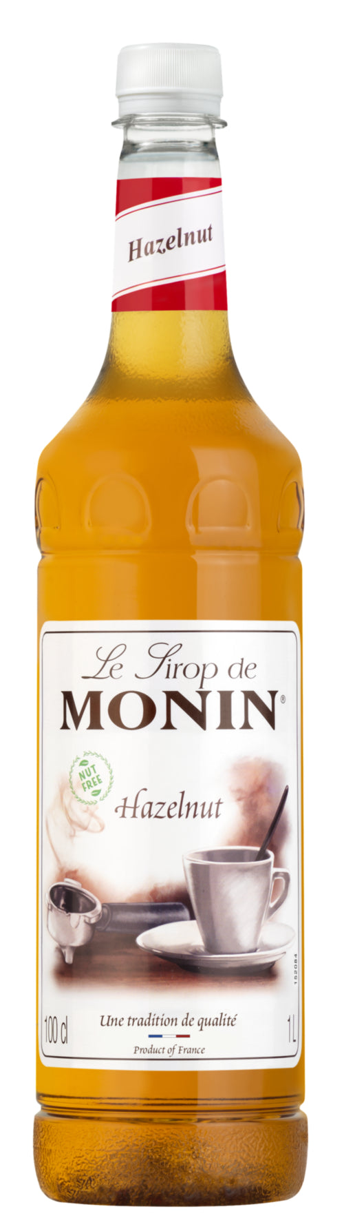 Monin Nut Free Hazelnut Syrup - 1 Litre