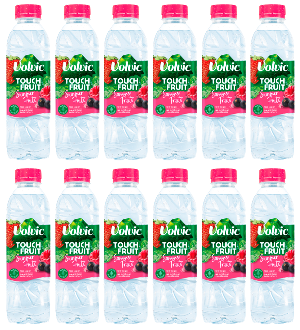 12 x Volvic Tof Summer Fruits Original 500Ml