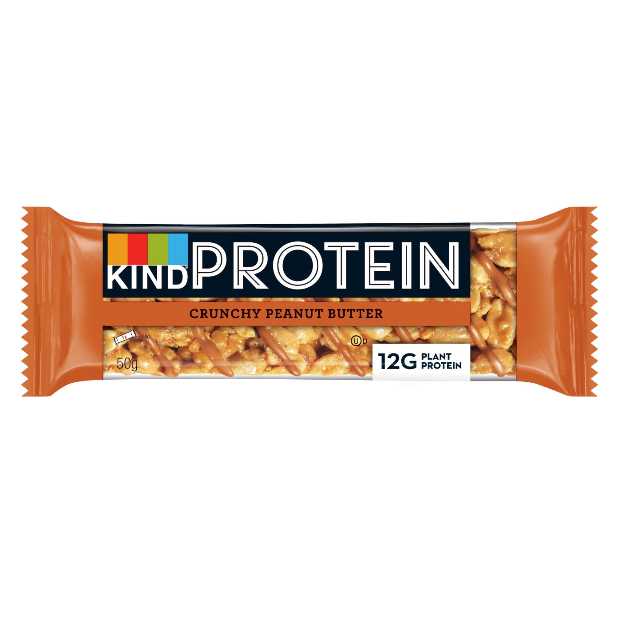 12 x Kind Protein Crunchy Peanut Butter 50G