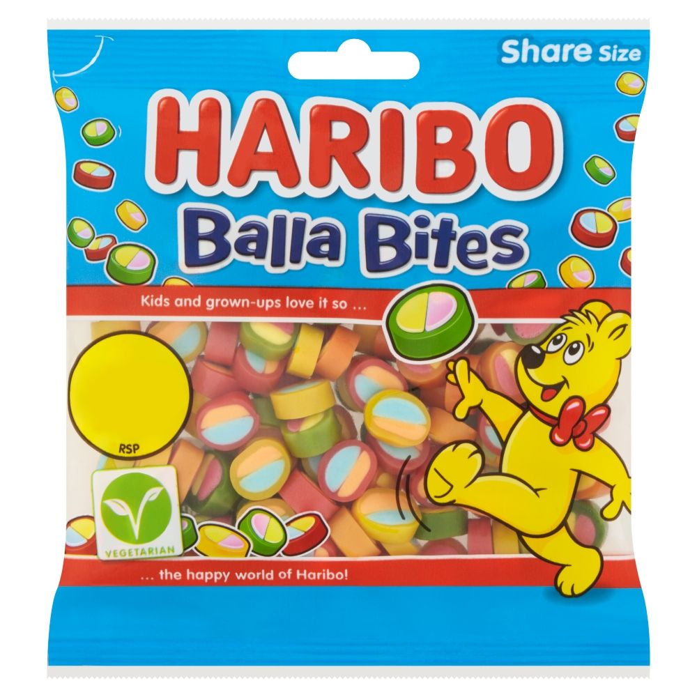 12 x Haribo Balla Bites 140G