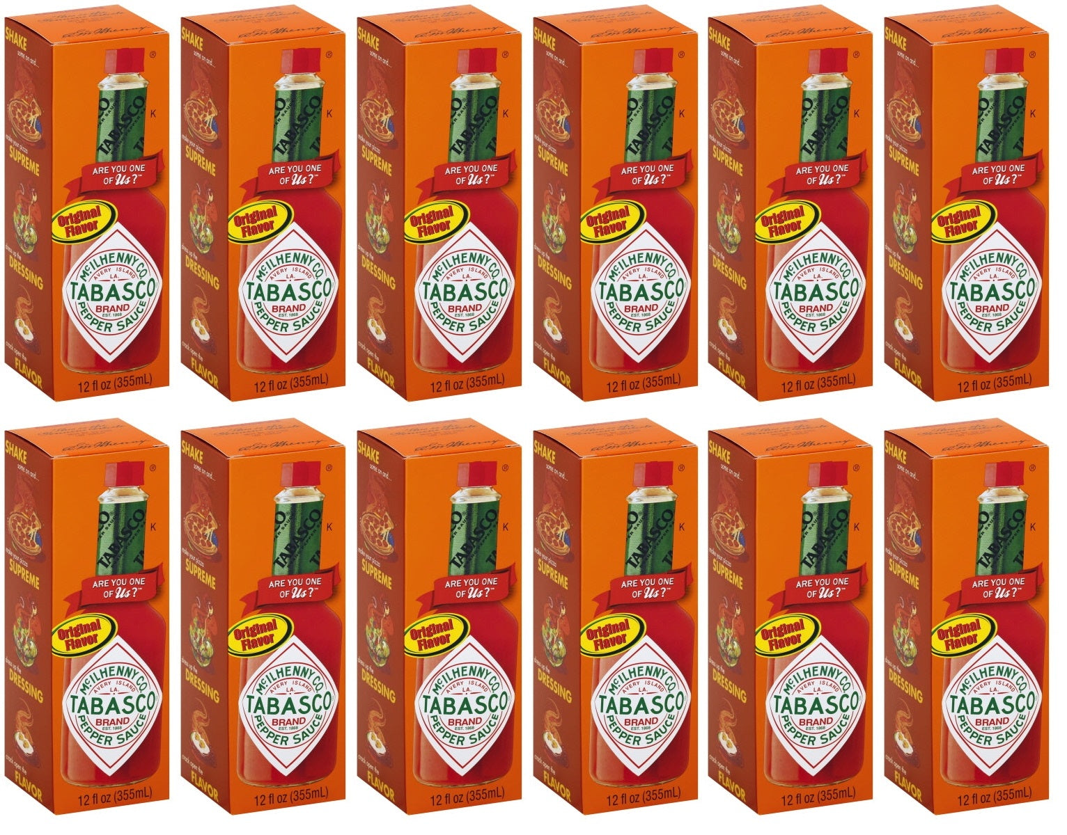 12 x Tabasco Pepper Sauce 350Ml