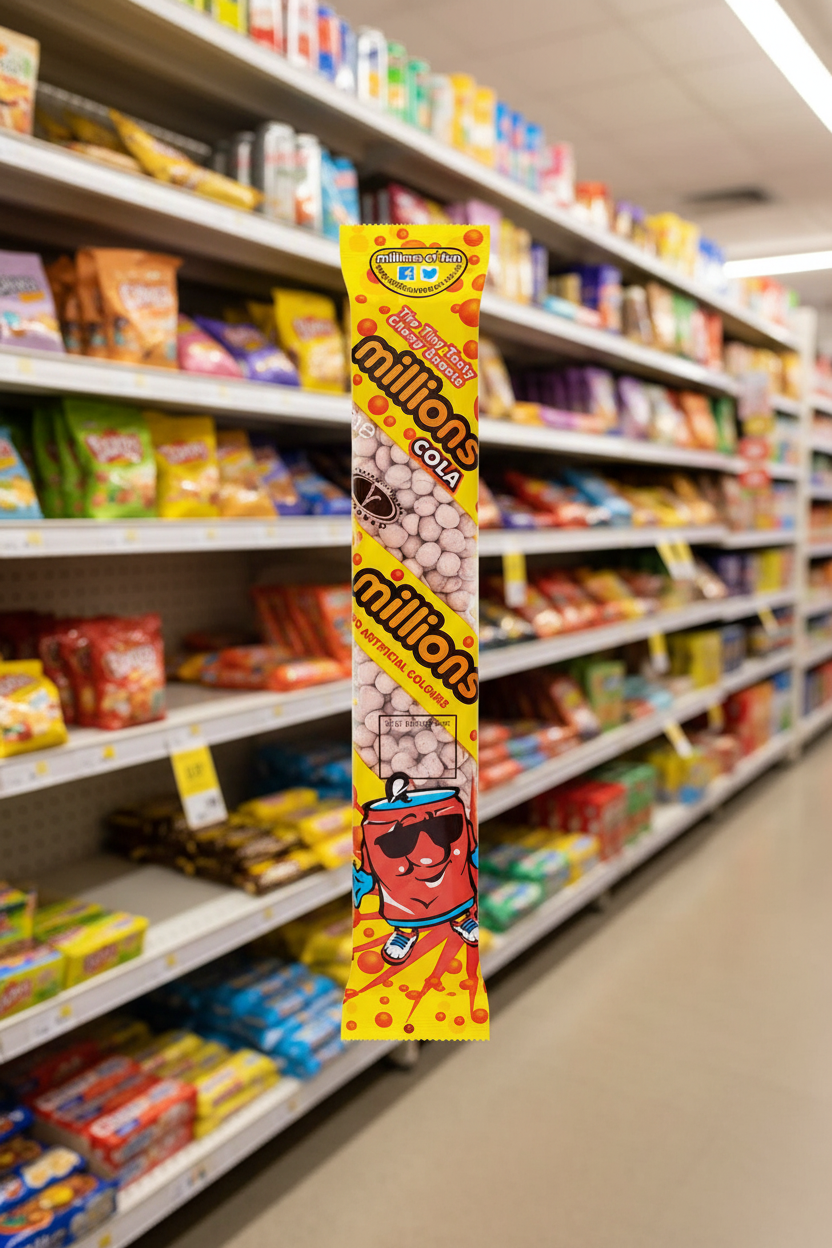 12 x Millions Tubes Cola - 55GM