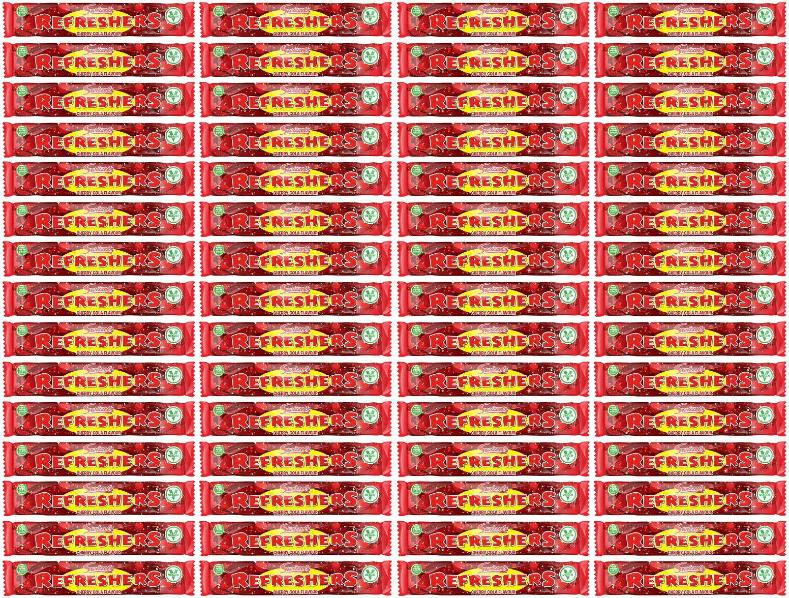 60 x Refreshers Cherry Cola Chew Bar  - 18GM