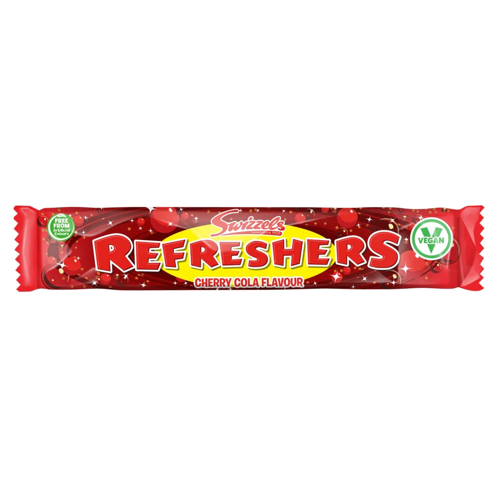 60 x Refreshers Cherry Cola Chew Bar  - 18GM