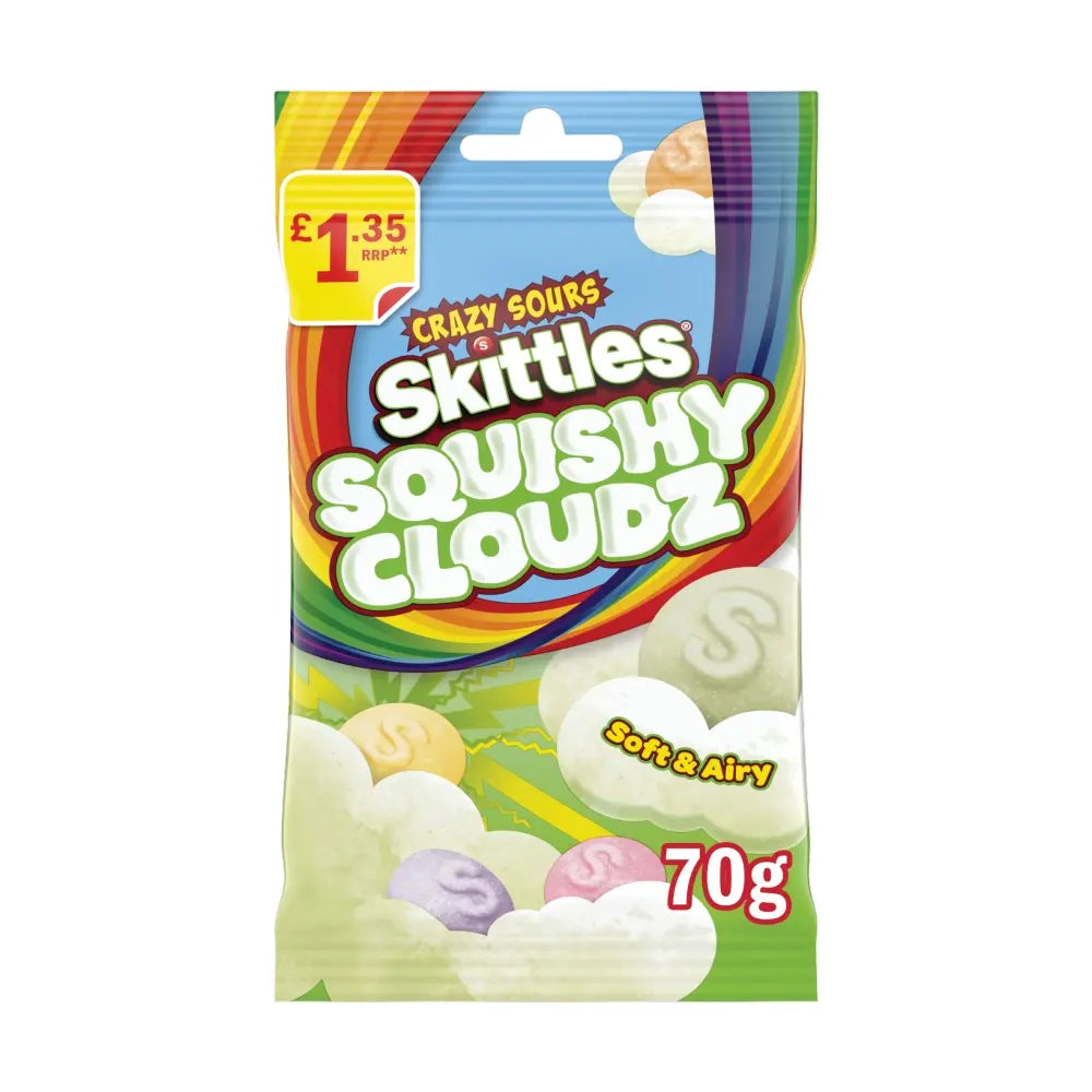 14 x Skittles Fruit Squishy Cloudz - 70GM