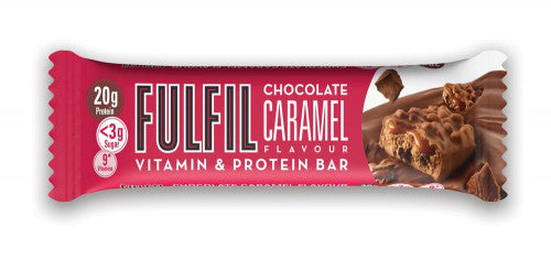 15 x Fulfil Chocolate Caramel Flavour Vitamin & Protein Bar 55G