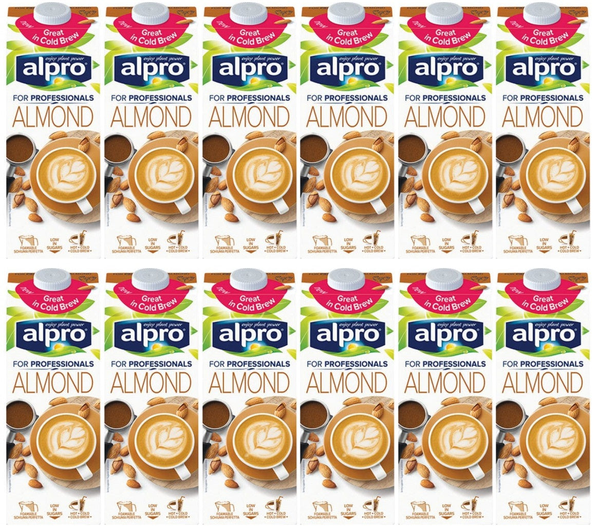 12 x Alpro Barista For Professionals Almond Long Life Drink 1L