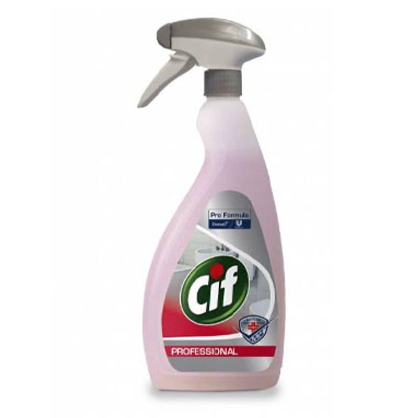 6 x Cif 4In1 Washroom Spray 750Ml