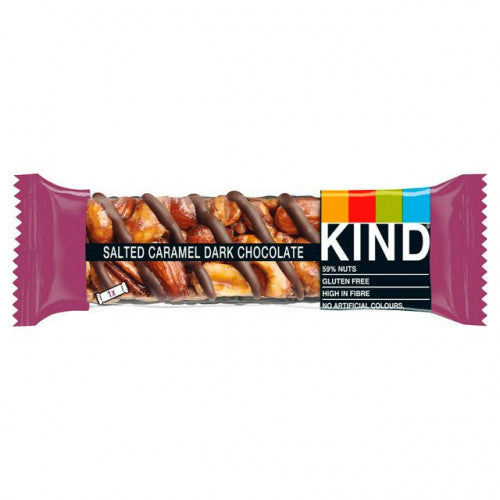 12 x Kind Salted Caramel Dark Chocolate Snack Bar 40G