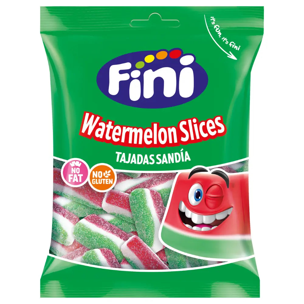 12 X Fini Fizzy Watermelon Sweet Bag - 75Gm