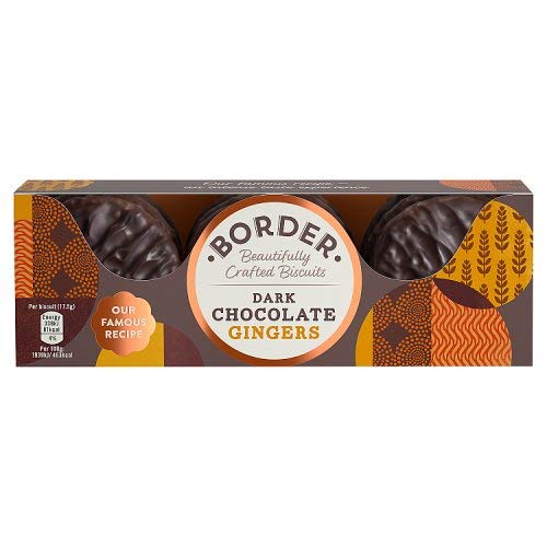 14 x Border Dark Chocolate Ginger 150G