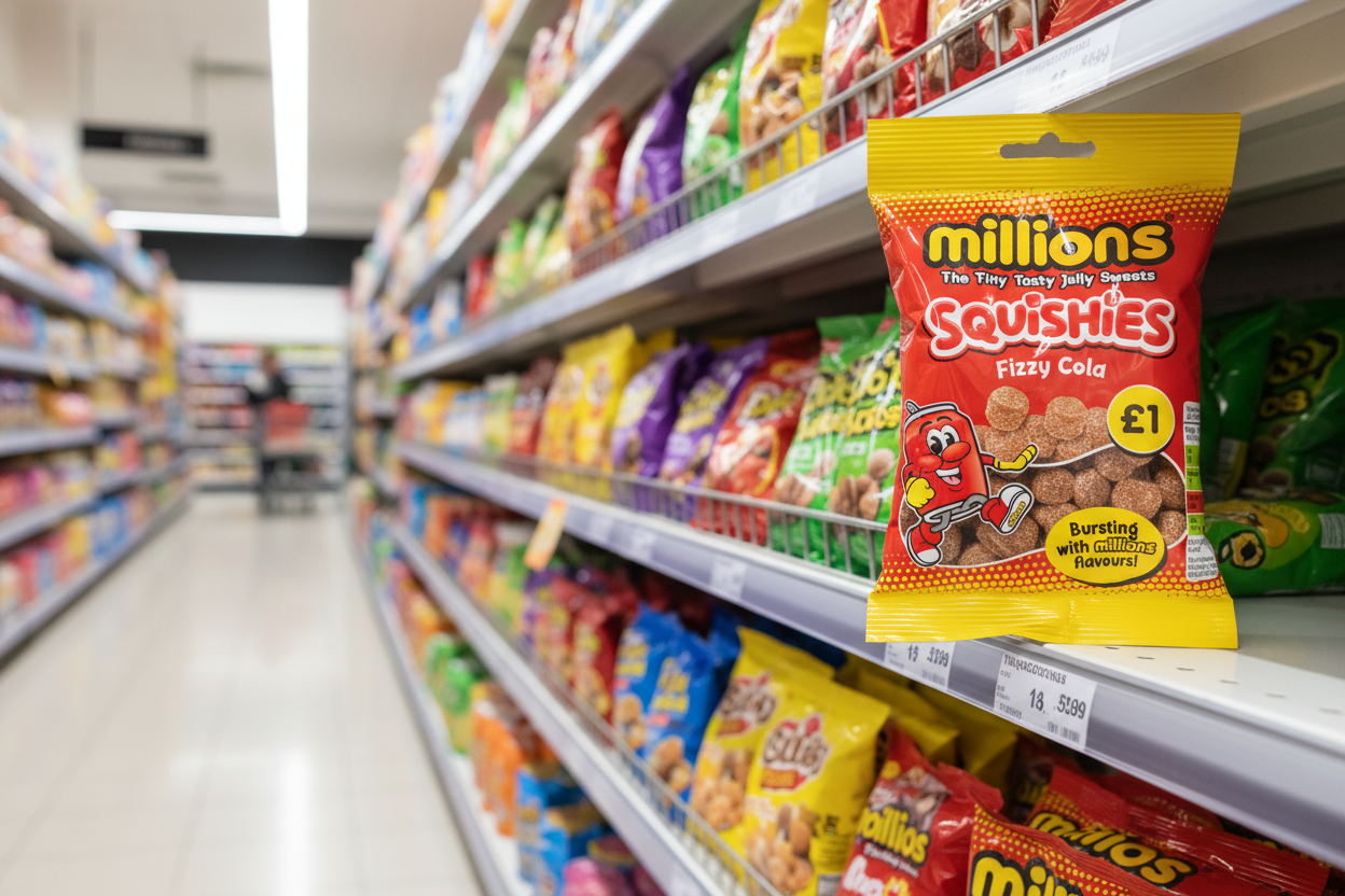 12 x Millions Squishies Cola Bag - 100GM