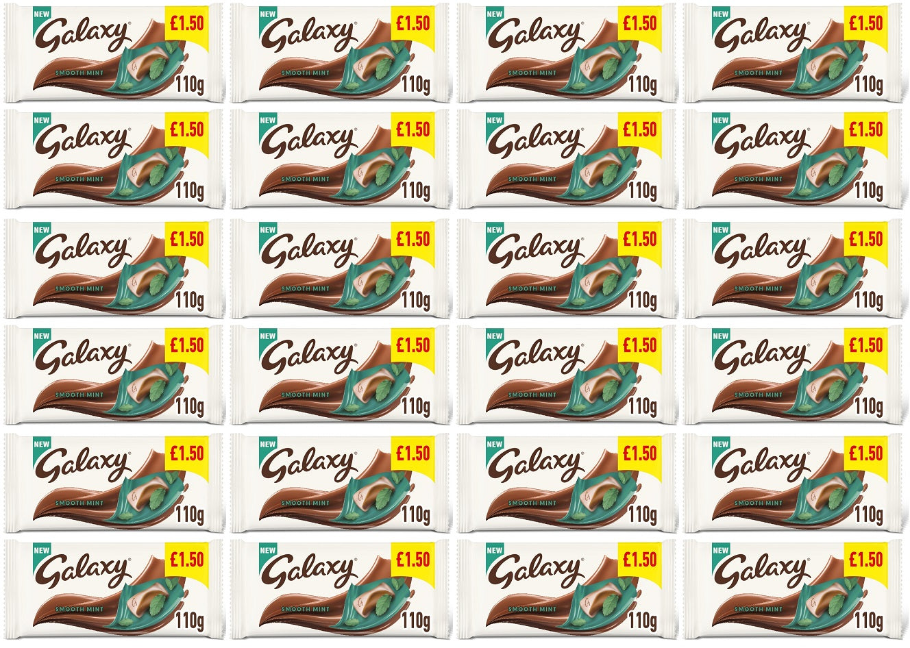 24 x Galaxy Mint Large Bar - 110GM