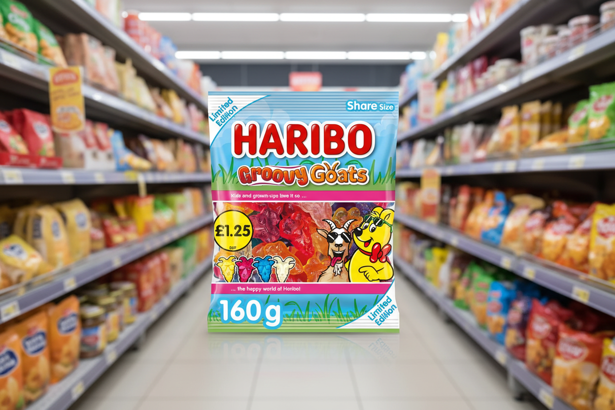12 x Haribo Groovy Goats (ltd Edition) - 160GM