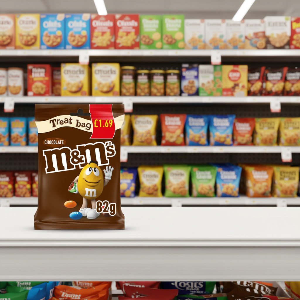 16 X M&M'S Chocolate Treat Bag - 82Gm