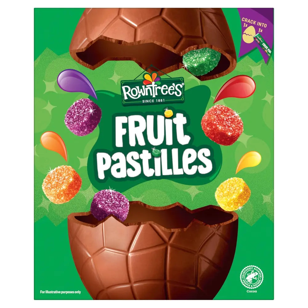 4 X Rowntree Fruit Pastilles Large Egg - 198Gm