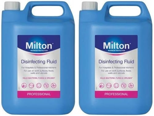 2 x Milton Disinfecting Fluid - 5 LITRE