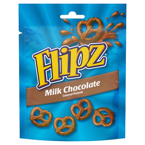 6 x Flipz Pretzels Milk Chocolate Snacks 90G