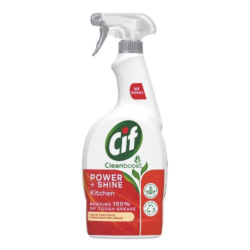 6 x Cif  Kitchen Spray Cleanboost 700 Ml