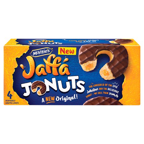 6 x Mcvitie's Jaffa Cakes Original Jaffa Jonuts Biscuits 4 Pack