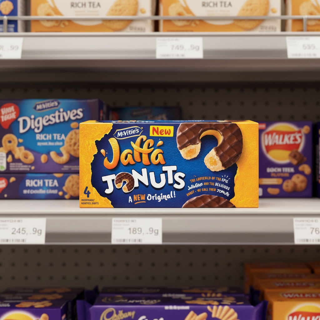 6 x Mcvitie's Jaffa Cakes Original Jaffa Jonuts Biscuits 4 Pack