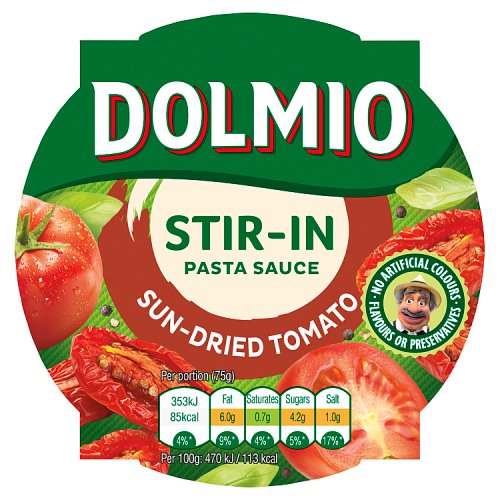 7 x Dolmio Stir In Sun Dried Tomato Pasta Sauce 150G