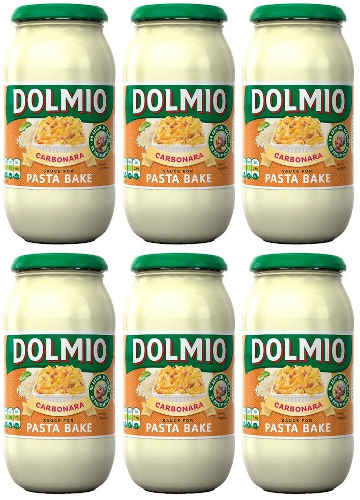 6 x Dolmio Sauce For Pasta Bake Carbonara 480G