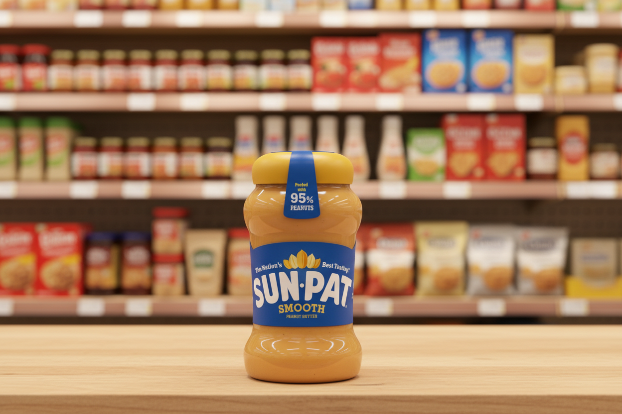 6 x Sun-Pat Smooth Peanut Butter 400G