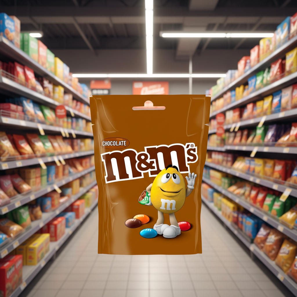 12 x M&M's Chocolate Pouch Bag 125G