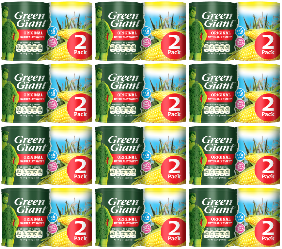 12 x Green Giant Corn Twin 2X198G
