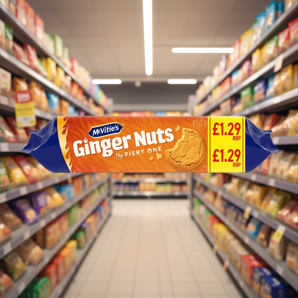 12 x Mcv Ginger Nuts - 250G