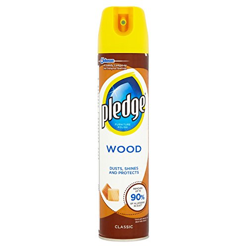 12 x Pledge Expert Wood Care Polish Aerosol Classic 250Ml