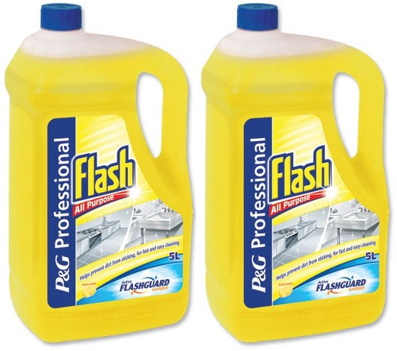 2 x Flash Professional All-Purpose Cleaner Lemon 5L