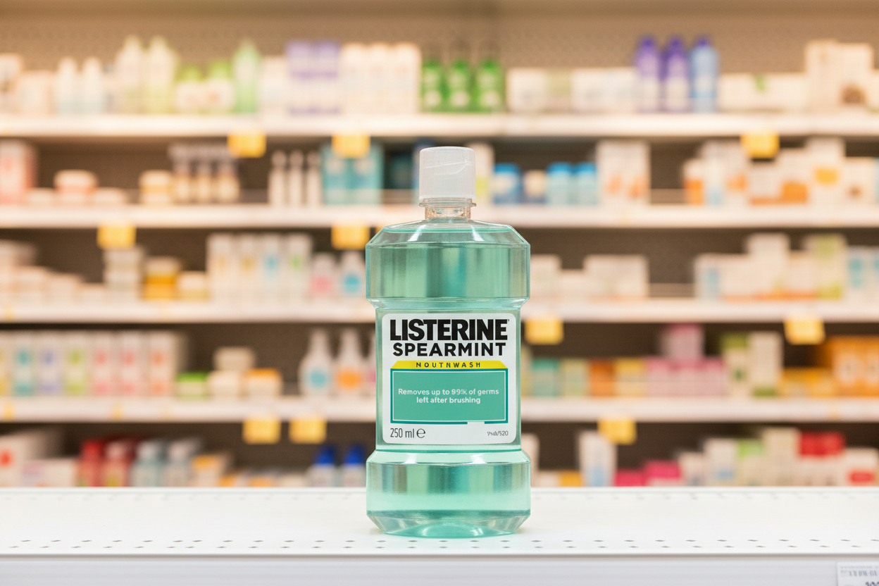 6 x Listerine Spearmint 250Ml