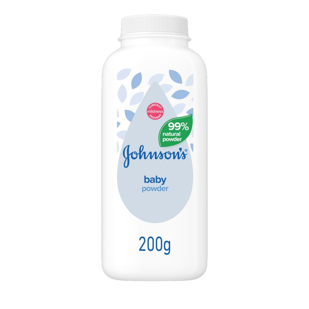 6 x Johnson's Baby Powder Natural Cornstarch 200G