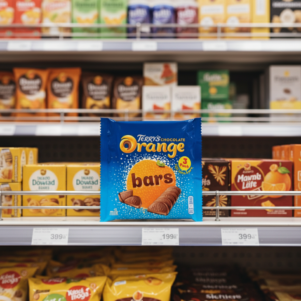 12 x Terrys Chocolate Orange Milk 3 Bars Pack 105Gm