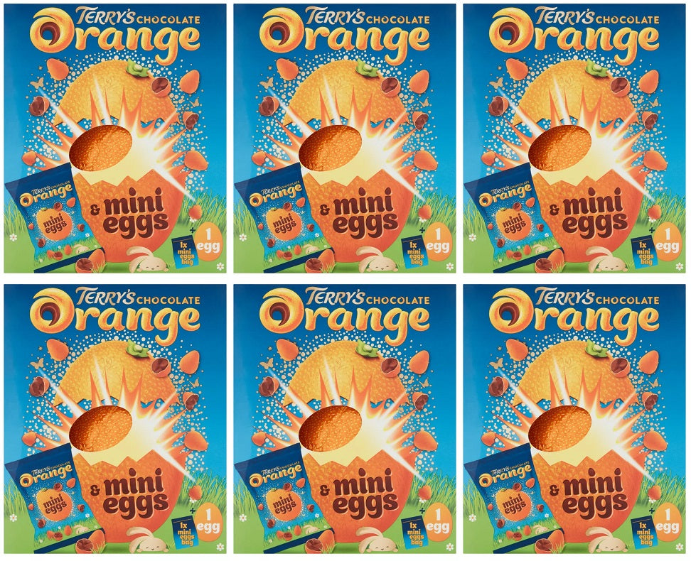 6 x Terrys Orange Chocolate & Mini Eggs Easter Egg - 260GM