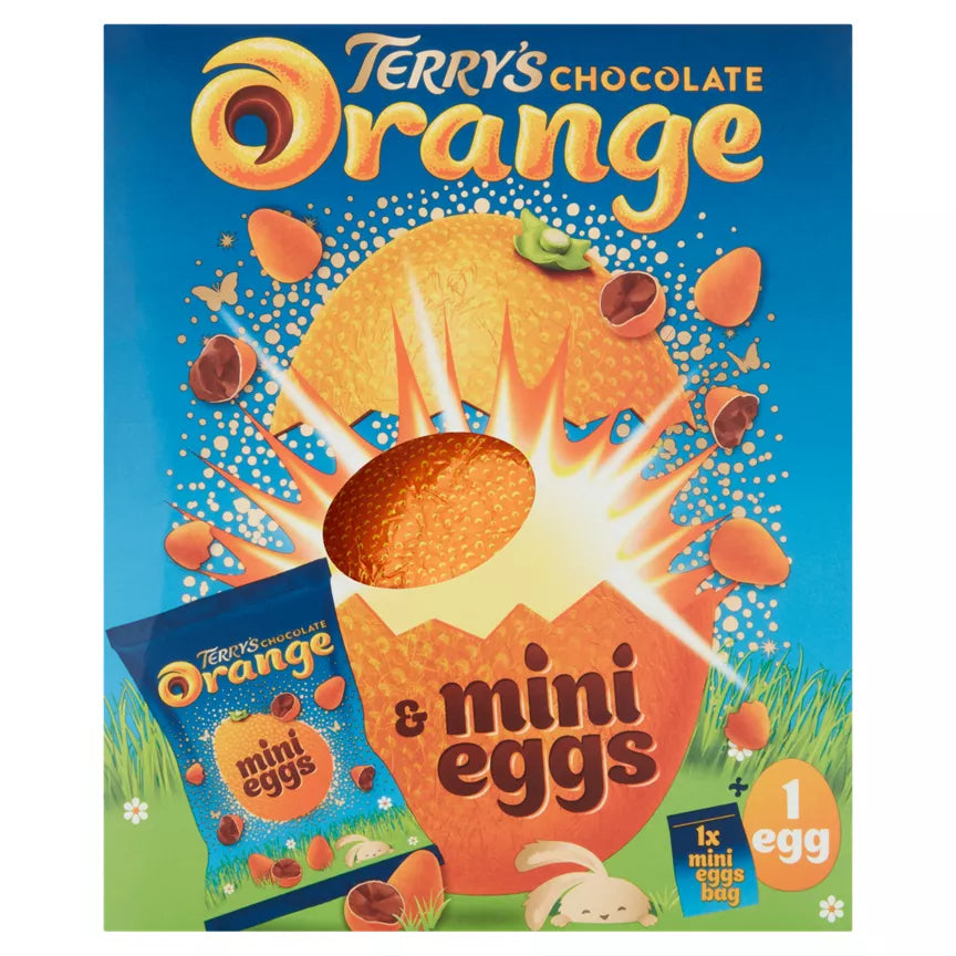 6 x Terrys Orange Chocolate & Mini Eggs Easter Egg - 260GM