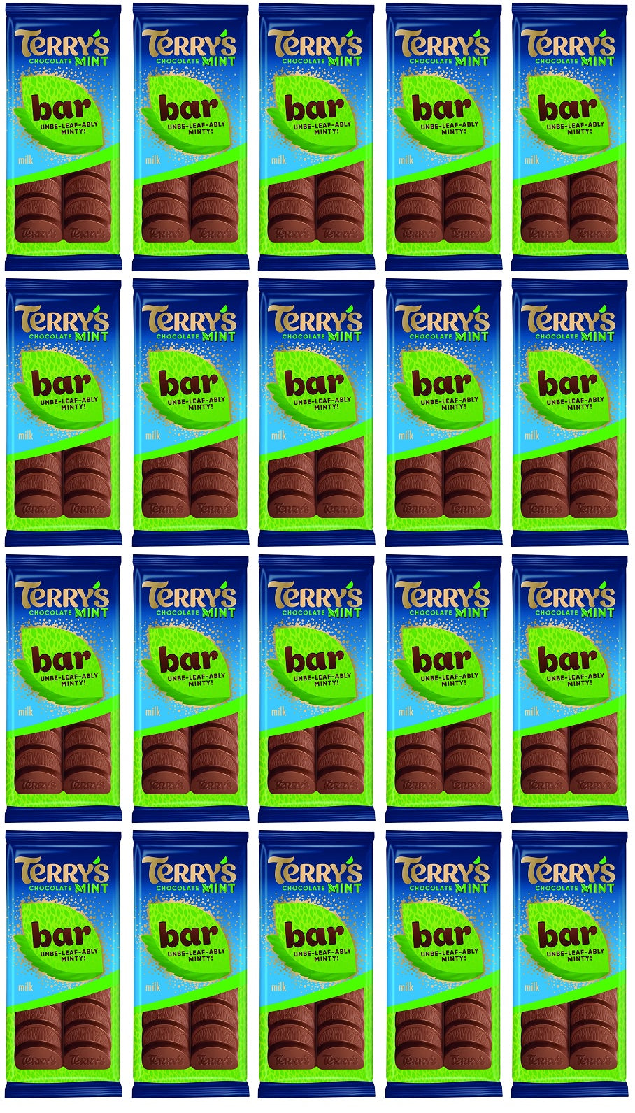 20 X Terrys Mint Tablet - 90Gm