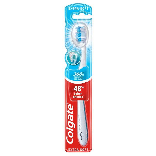 12 x Colgate 360 Sensitive Pro-Relief Extra Soft Manual Toothbrush